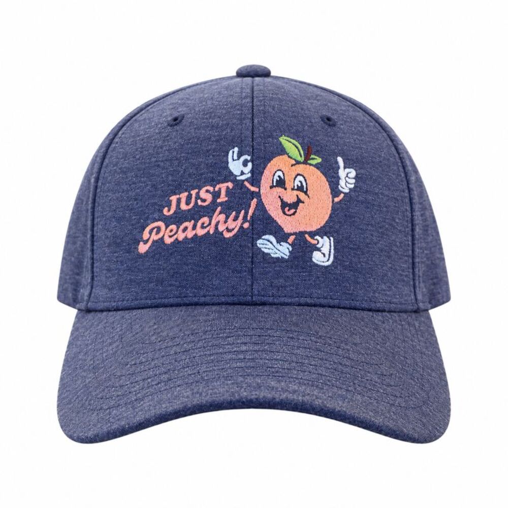Just Peachy Hat Funny Sarcastic Baseball Cap
